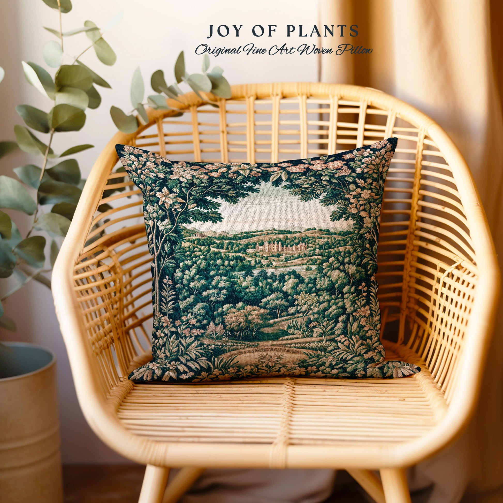 Magical Kingdom Folklore Decorative Cushion Tapestry Throw Pillow