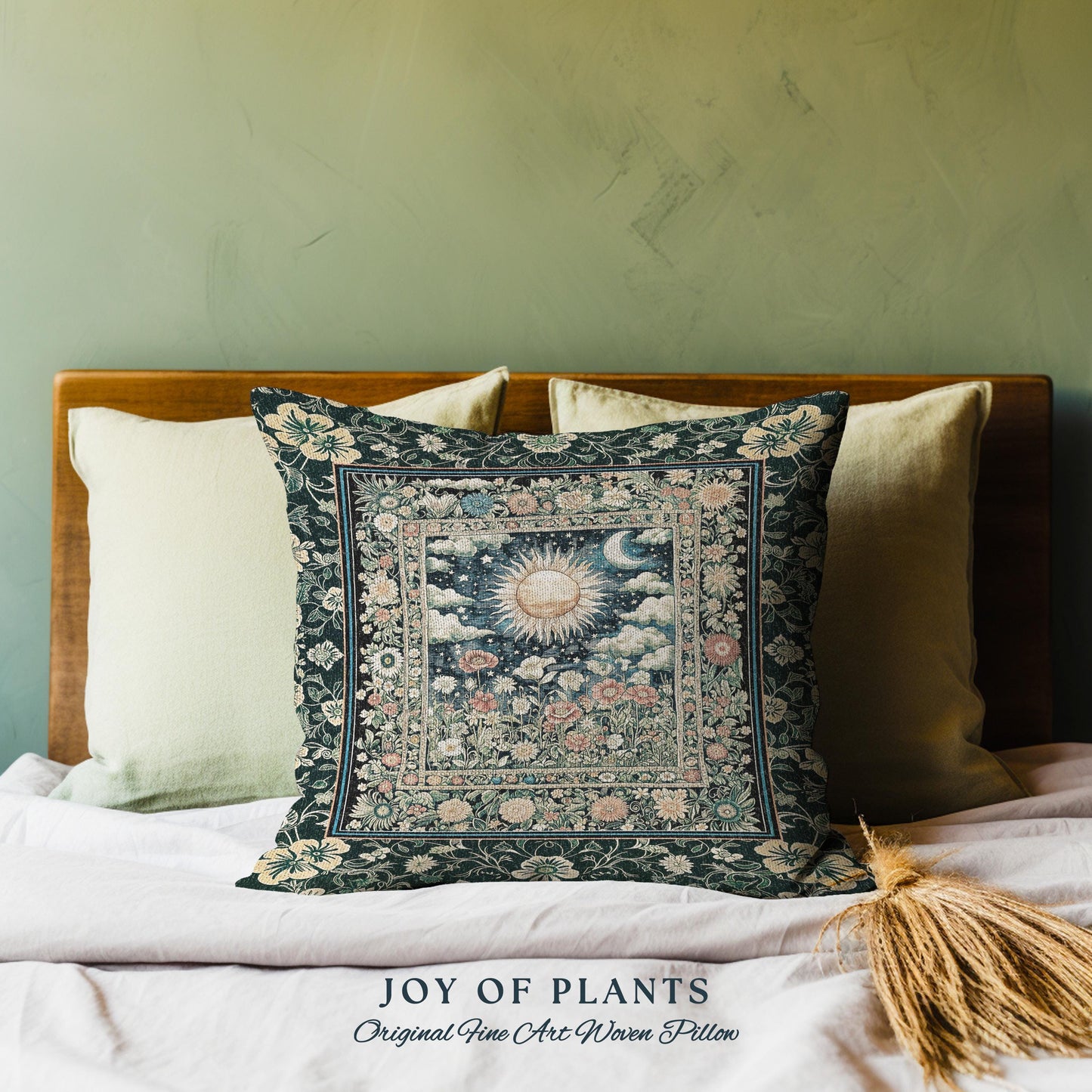Dreamy Aesthetic Maximalist Tapestry Pillow Decorative Throw Cushion