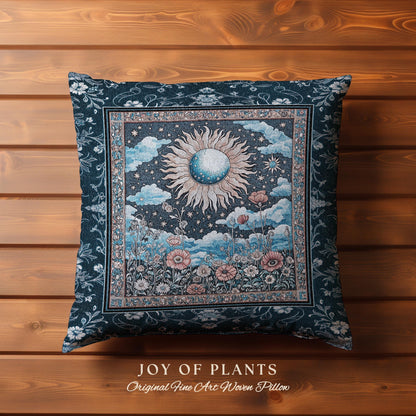 Retro Astrology Throw Pillow Decorative Tapestry Throw Cushion