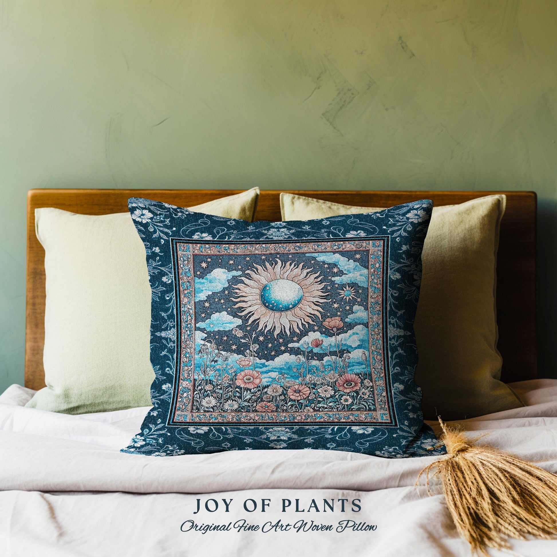 Retro Astrology Throw Pillow Decorative Tapestry Throw Cushion