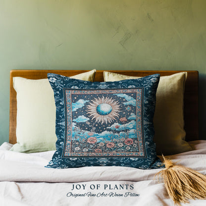 Retro Astrology Throw Pillow Decorative Tapestry Throw Cushion
