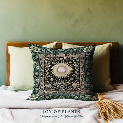 Boho Tarot Sun Tapestry Pillow Decorative Throw Cushion