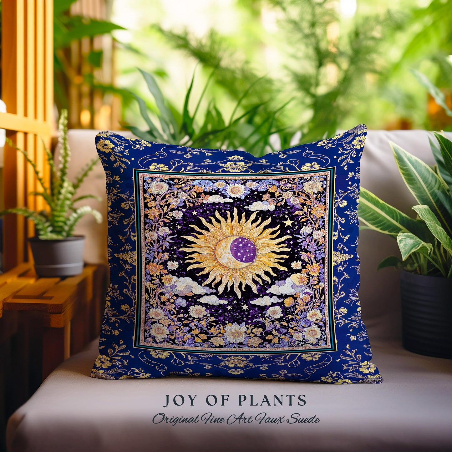 Cosmic Whimsy Fairycore Tapestry Pillow Decorative Throw Cushion