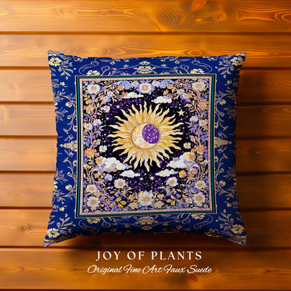 Cosmic Whimsy Fairycore Tapestry Pillow Decorative Throw Cushion