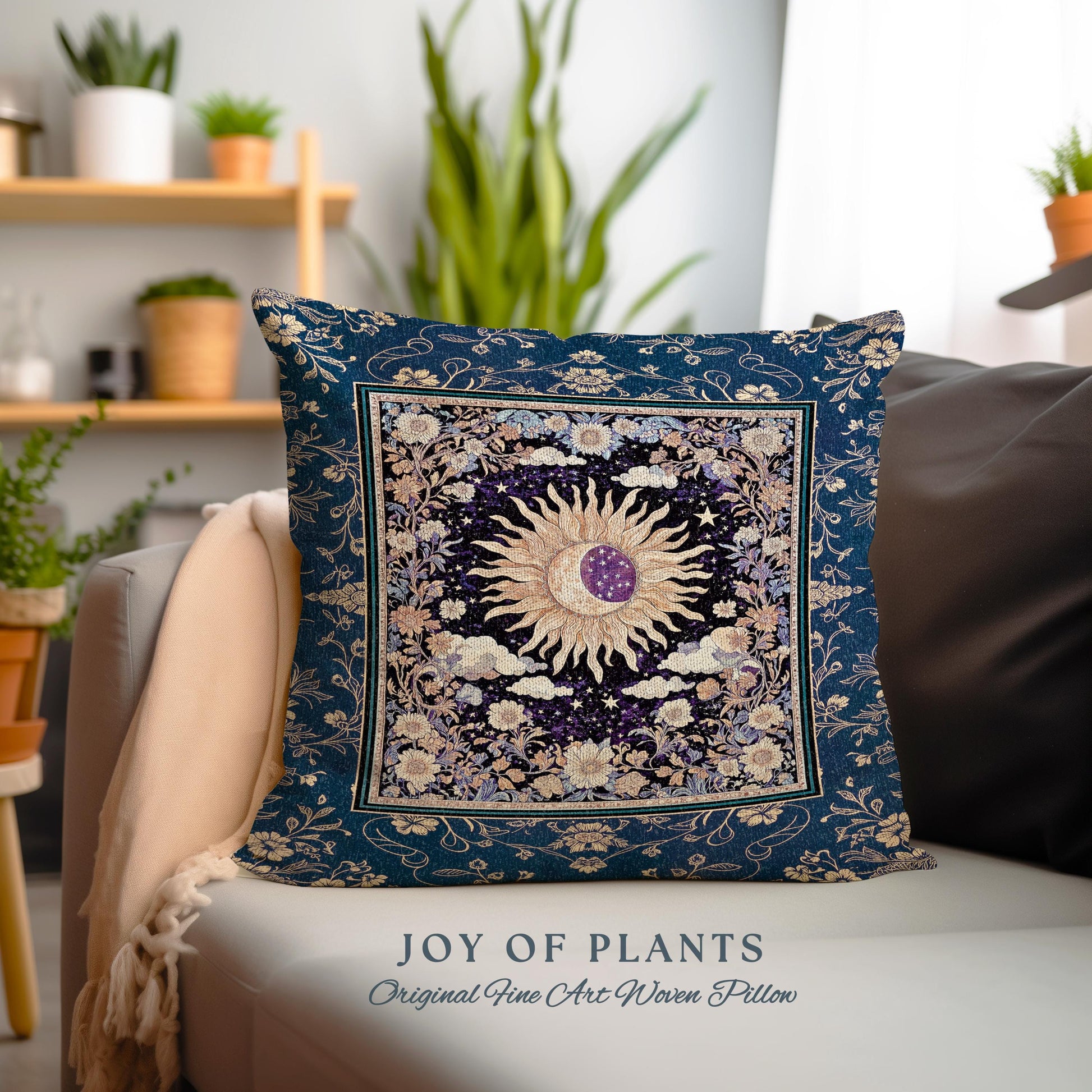 Cosmic Whimsy Fairycore Tapestry Pillow Decorative Throw Cushion