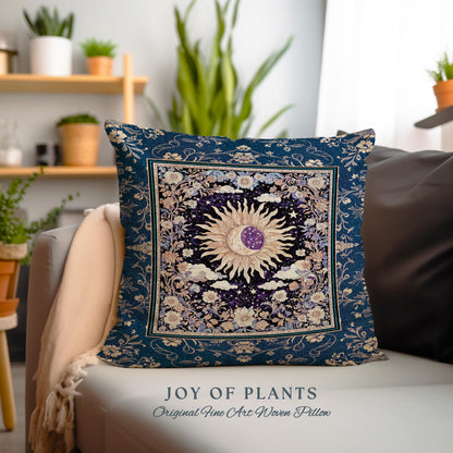 Cosmic Whimsy Fairycore Tapestry Pillow Decorative Throw Cushion