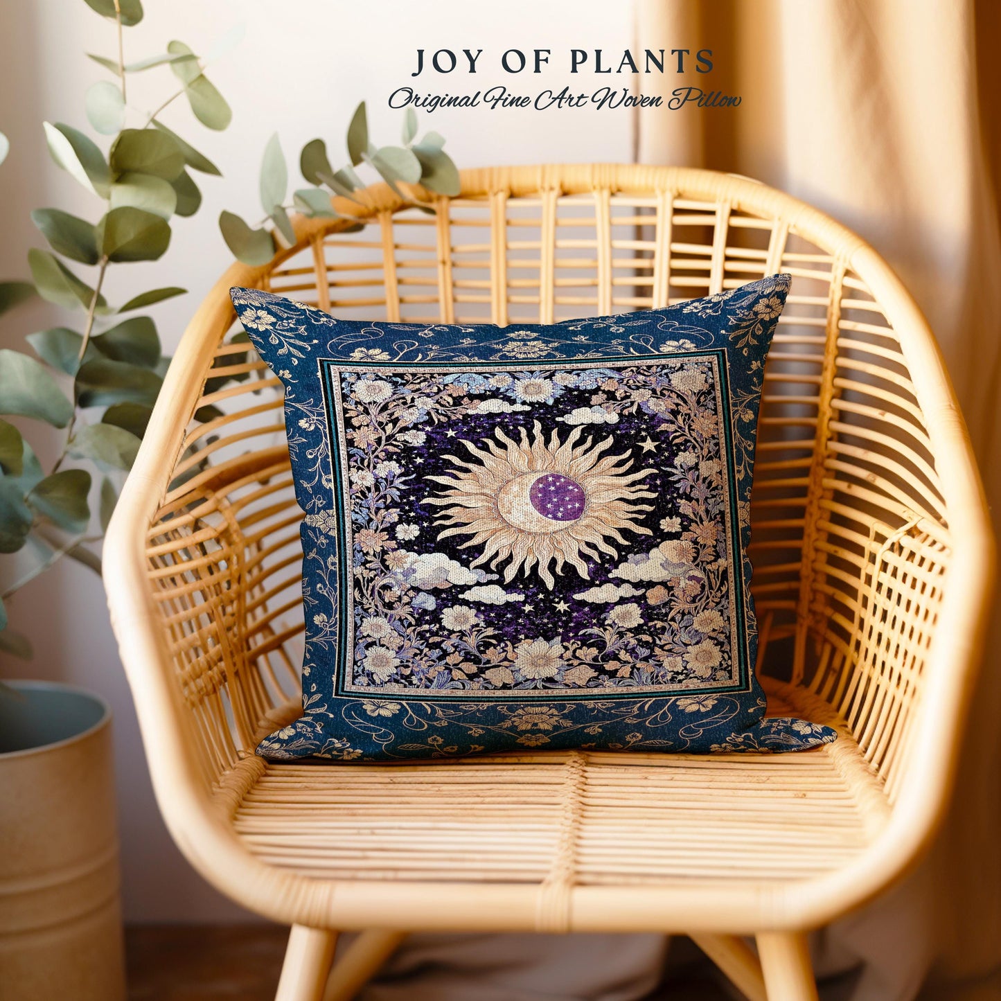 Cosmic Whimsy Fairycore Tapestry Pillow Decorative Throw Cushion