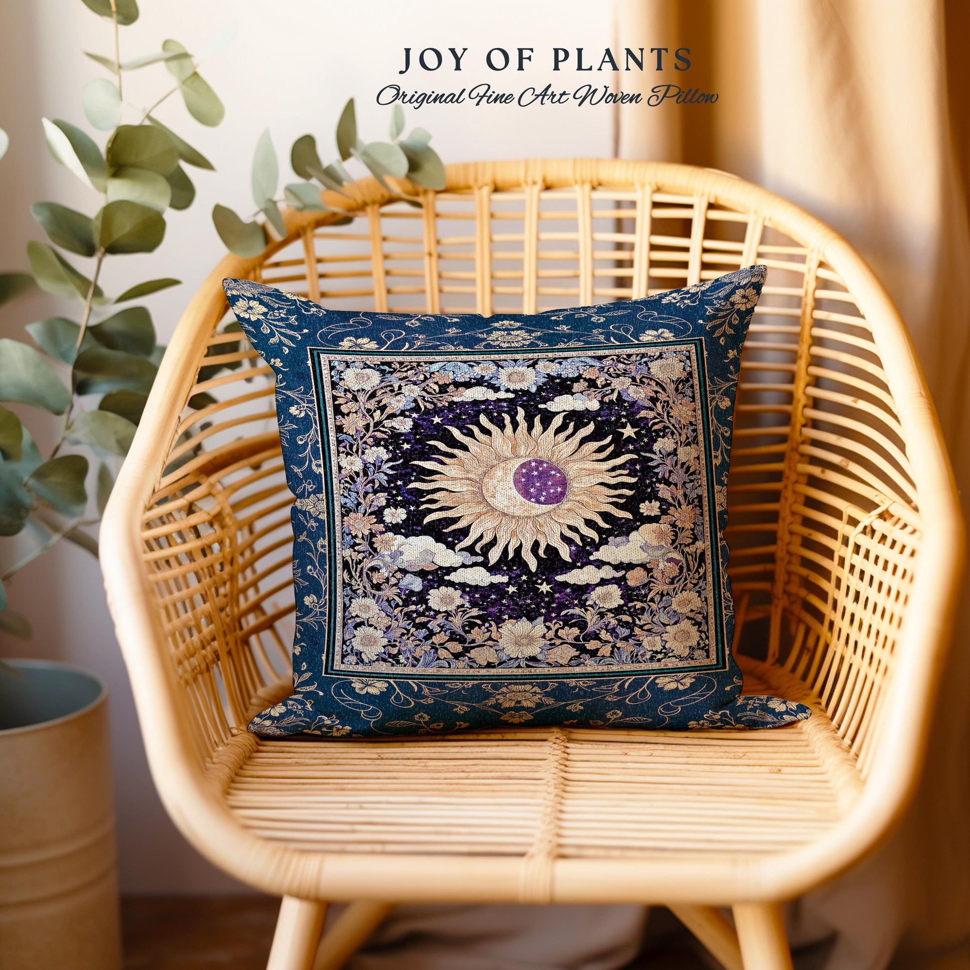Cosmic Whimsy Fairycore Tapestry Pillow Decorative Throw Cushion