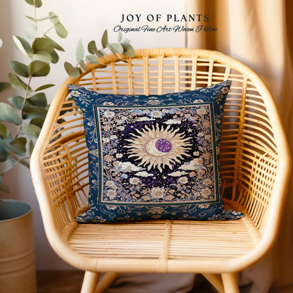 Cosmic Whimsy Fairycore Tapestry Pillow Decorative Throw Cushion