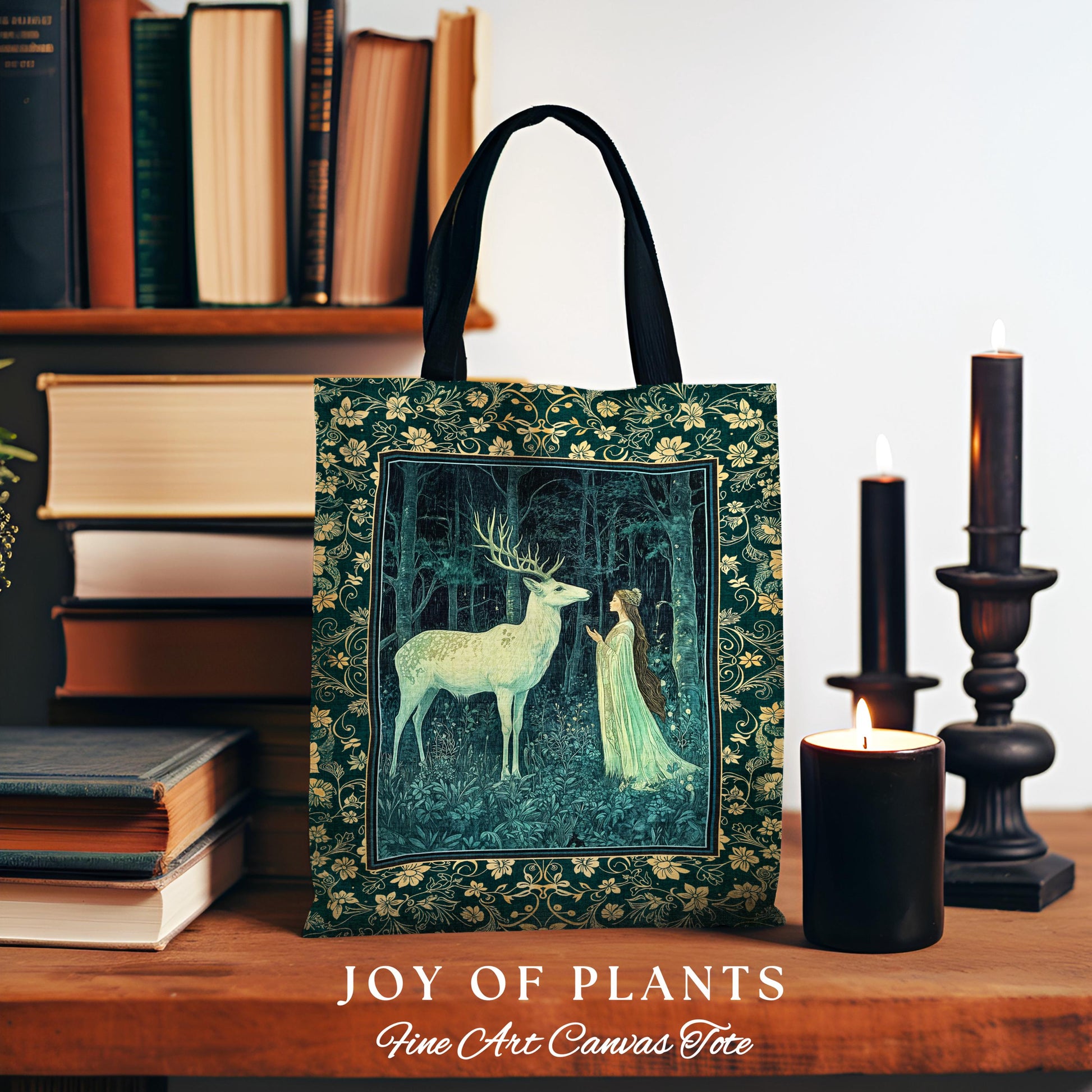 Medieval Princess Woodland Magic Woven Tote Everyday Bag