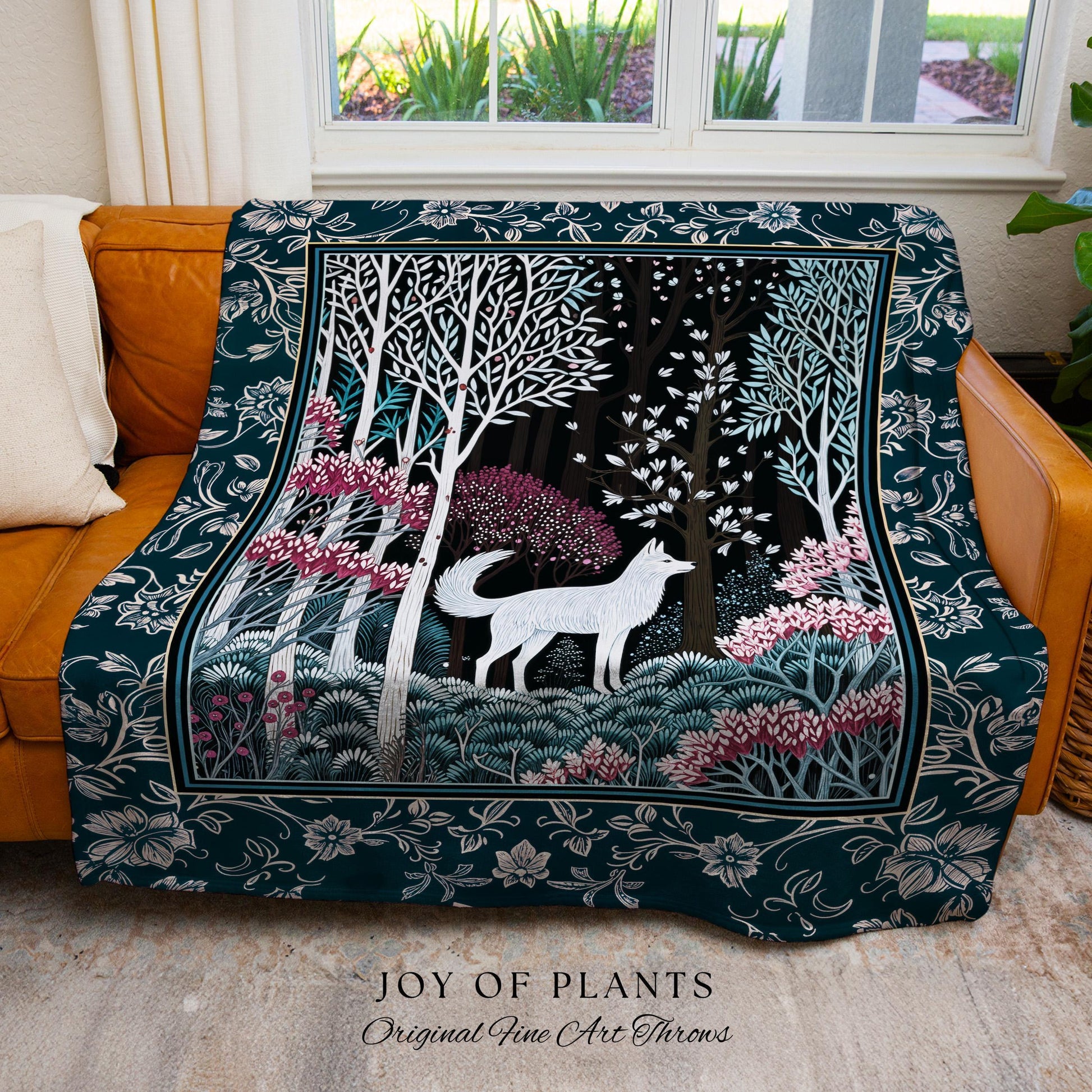 Storybook Folklore Boho Woven Wall Tapestry | Pastel Aesthetic Playful Nursery Wall Art Whimsical Botanical Nursery Scandinavian Folklore |