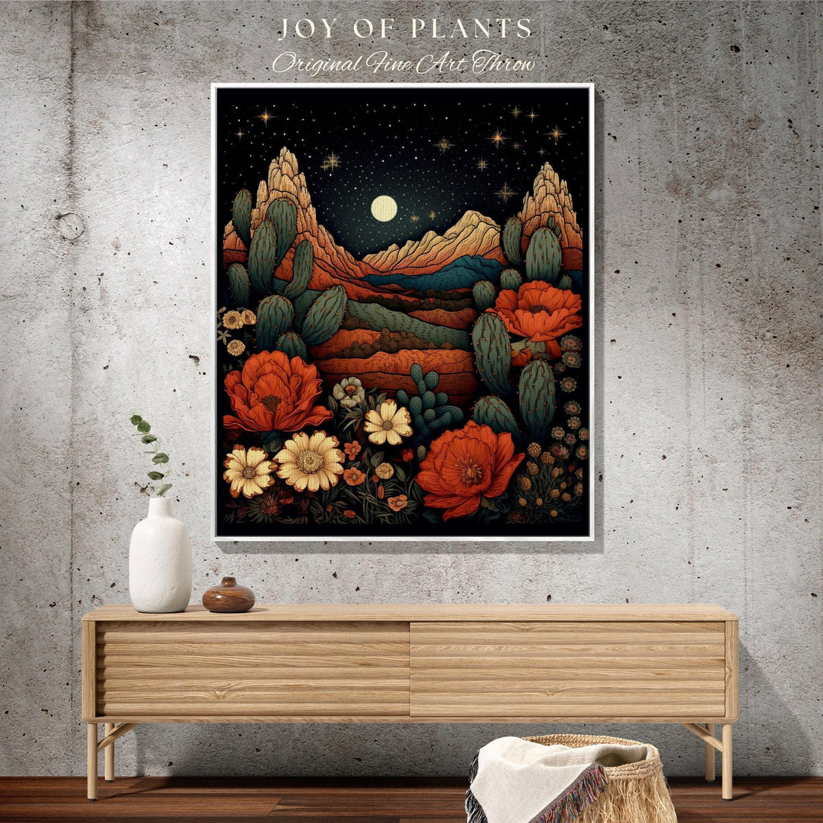Rose Birth Flower June Birthday Custom Gift | Woven Blanket Personalized Birth Month Flower Tapestry | June Rose Room Decor Desert Rose Art