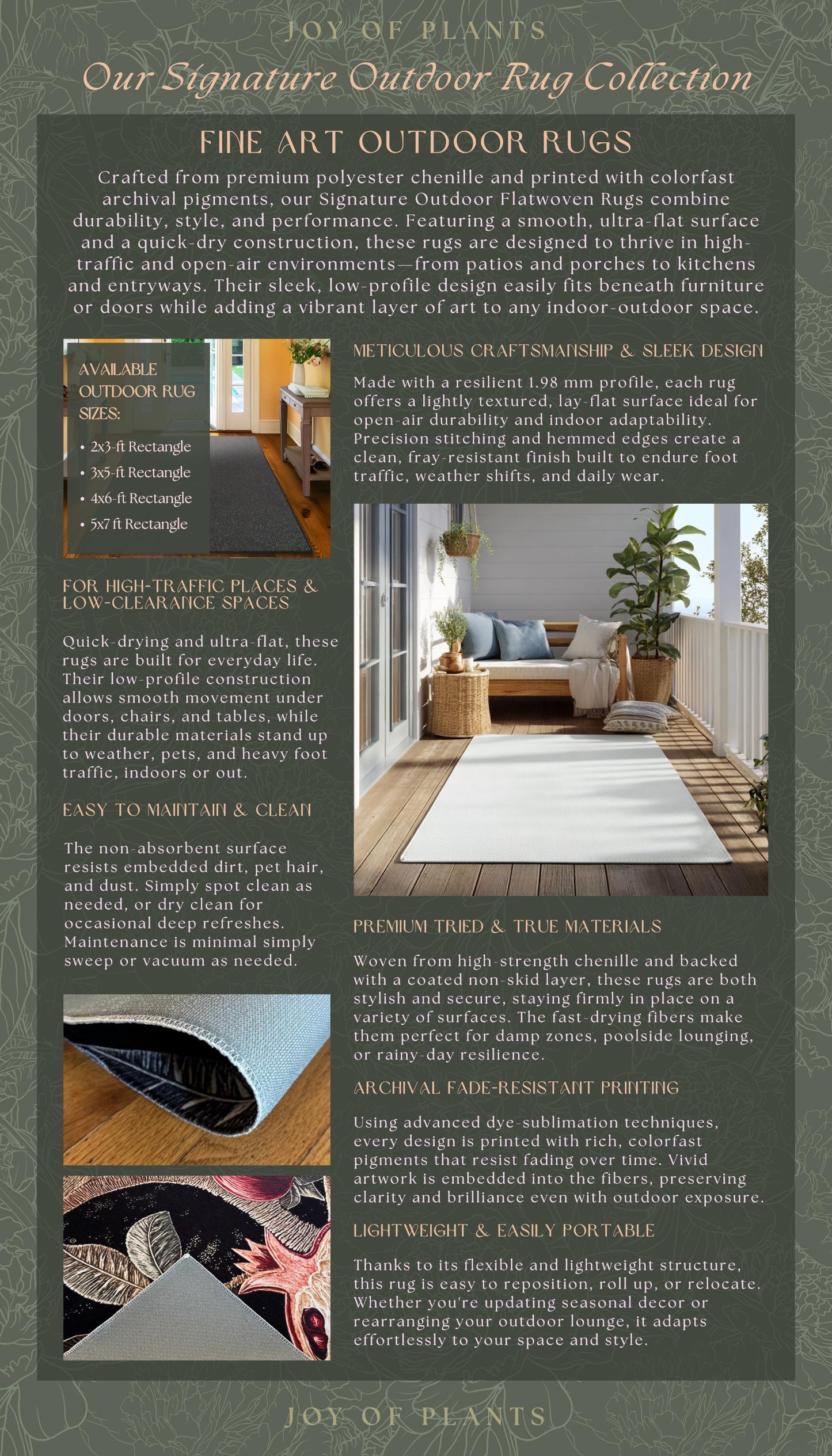 a brochure for a furniture store