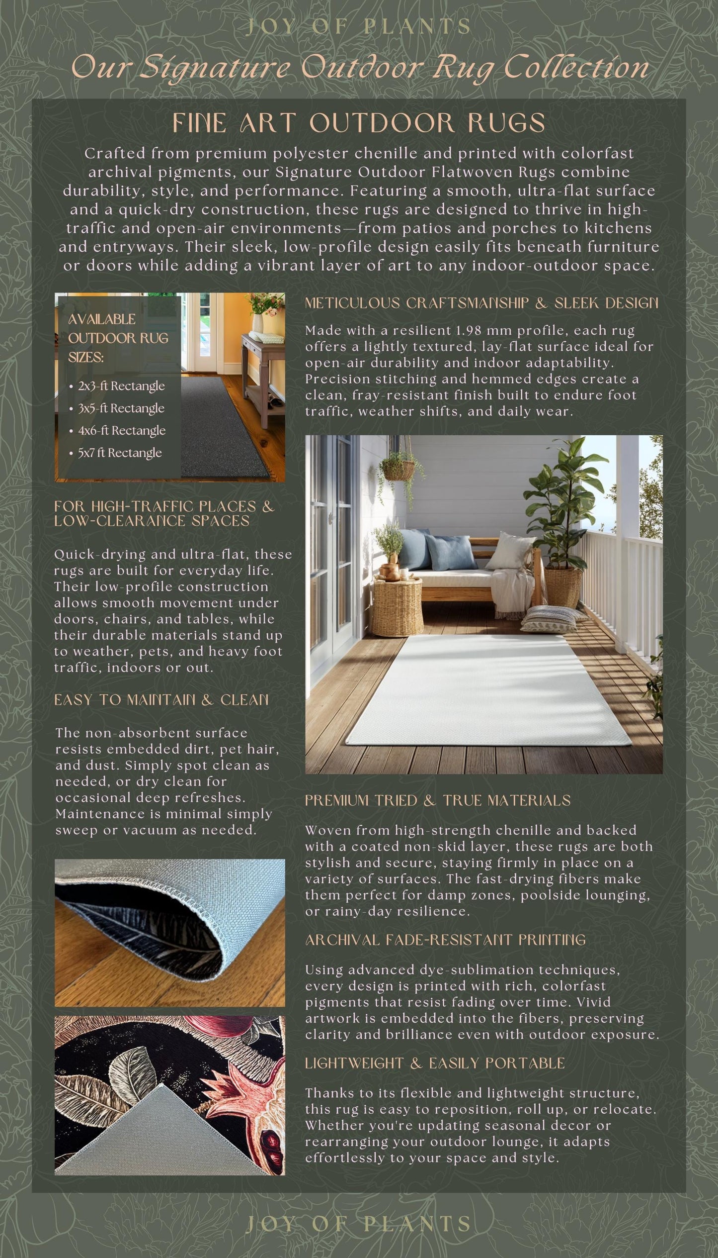 a brochure for a furniture store