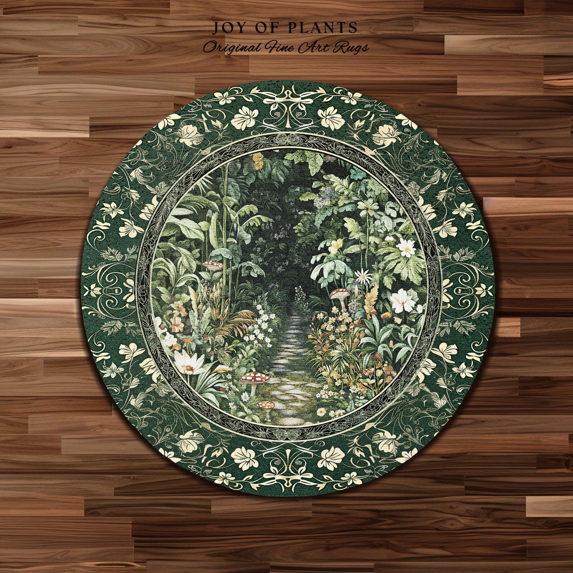 Soft Green Woodland Area Rug for Bedroom | Fairycore Woodland Nature Lover Book Nook Cozy Earthy Bedroom Decor Jungle Whimsical Aesthetic |